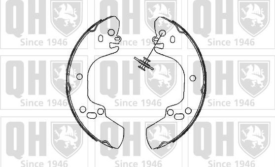 Quinton Hazell BS1031 - Bremžu loku komplekts autodraugiem.lv