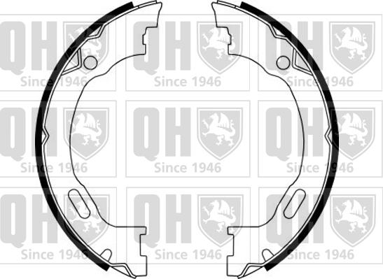 Quinton Hazell BS1143 - Bremžu loku kompl., Stāvbremze autodraugiem.lv