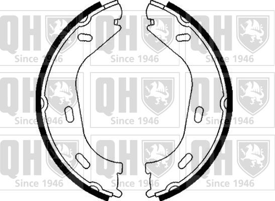 Quinton Hazell BS854 - Bremžu loku kompl., Stāvbremze autodraugiem.lv