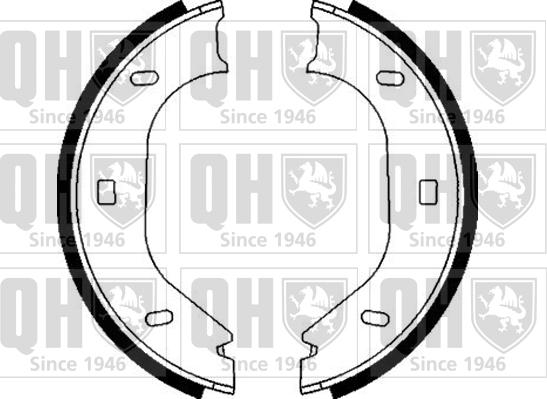 Quinton Hazell BS858 - Bremžu loku kompl., Stāvbremze autodraugiem.lv