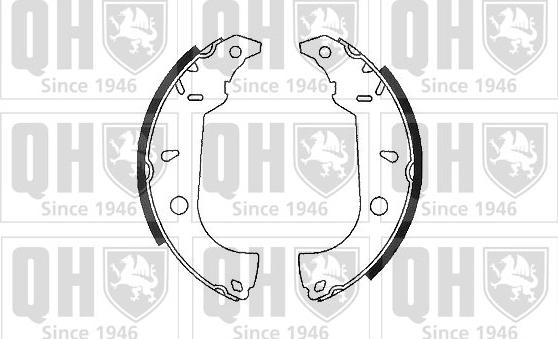 Quinton Hazell BS764 - Bremžu loku komplekts autodraugiem.lv