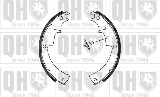 Quinton Hazell BS711 - Bremžu loku komplekts autodraugiem.lv