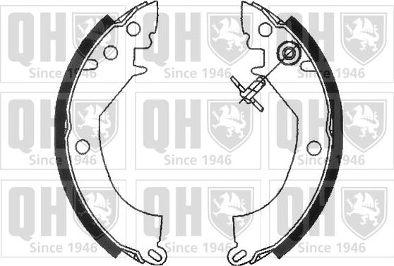 Quinton Hazell BS781 - Bremžu loku komplekts autodraugiem.lv