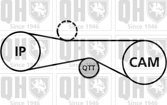 Quinton Hazell QBK877 - Zobsiksnas komplekts autodraugiem.lv