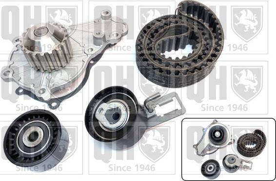 Quinton Hazell QBPK9340 - Ūdenssūknis + Zobsiksnas komplekts autodraugiem.lv