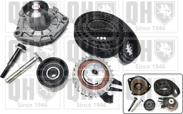 Quinton Hazell QBPK8950 - Ūdenssūknis + Zobsiksnas komplekts autodraugiem.lv