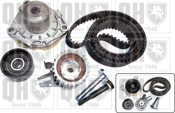 Quinton Hazell QBPK8930 - Ūdenssūknis + Zobsiksnas komplekts autodraugiem.lv