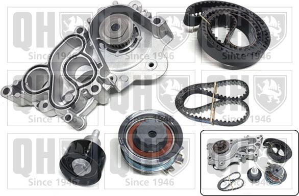 Quinton Hazell QBPK8812 - Ūdenssūknis + Zobsiksnas komplekts autodraugiem.lv