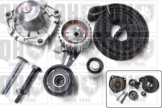 Quinton Hazell QBPK8750 - Ūdenssūknis + Zobsiksnas komplekts autodraugiem.lv