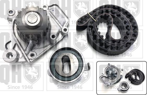 Quinton Hazell QBPK2180 - Ūdenssūknis + Zobsiksnas komplekts autodraugiem.lv