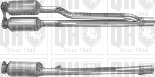 Quinton Hazell QCAT90950H - Katalizators autodraugiem.lv