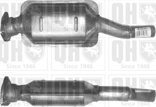Quinton Hazell QCAT80008H - Katalizators autodraugiem.lv