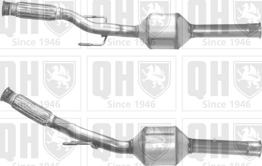 Quinton Hazell QCAT80122H - Katalizators autodraugiem.lv