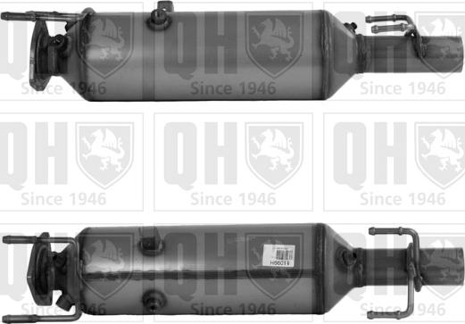 Quinton Hazell QDPF11099H - Nosēdumu / Daļiņu filtrs, Izplūdes gāzu sistēma autodraugiem.lv