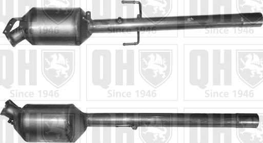 Quinton Hazell QDPF11044P - Nosēdumu / Daļiņu filtrs, Izplūdes gāzu sistēma autodraugiem.lv
