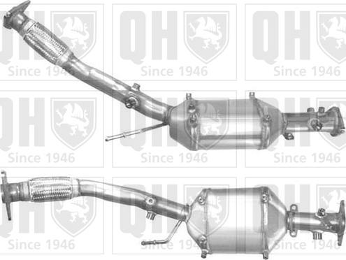 Quinton Hazell QDPF11059P - Nosēdumu / Daļiņu filtrs, Izplūdes gāzu sistēma autodraugiem.lv