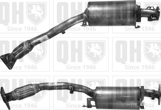 Quinton Hazell QDPF11061 - Nosēdumu / Daļiņu filtrs, Izplūdes gāzu sistēma autodraugiem.lv