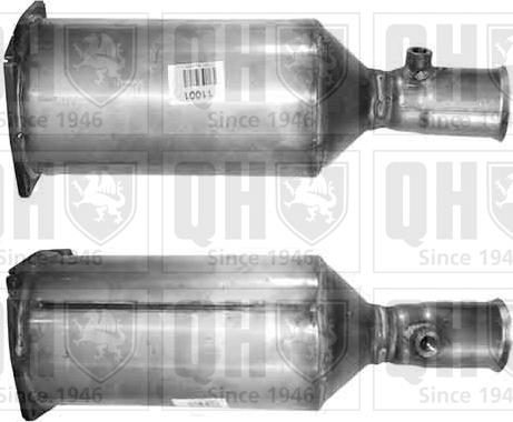 Quinton Hazell QDPF11001 - Nosēdumu / Daļiņu filtrs, Izplūdes gāzu sistēma autodraugiem.lv