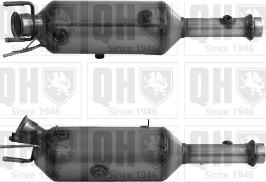 Quinton Hazell QDPF11003HP - Nosēdumu / Daļiņu filtrs, Izplūdes gāzu sistēma autodraugiem.lv