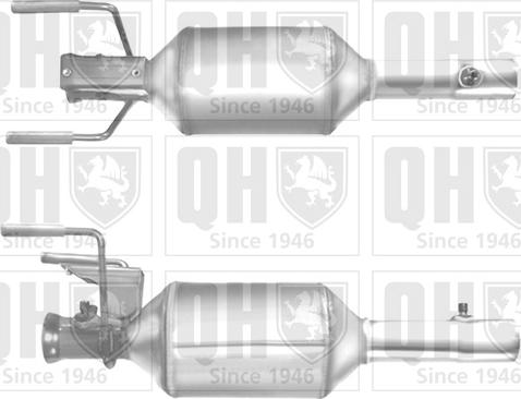 Quinton Hazell QDPF11016 - Nosēdumu / Daļiņu filtrs, Izplūdes gāzu sistēma autodraugiem.lv