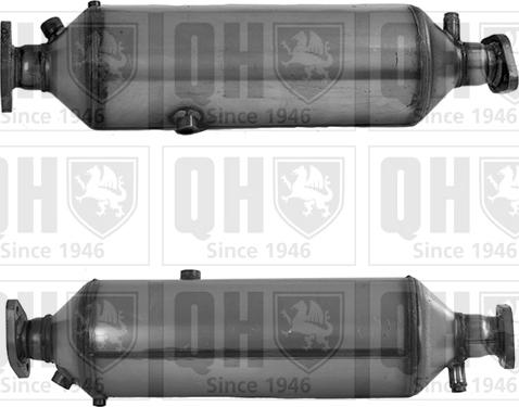Quinton Hazell QDPF11080HP - Nosēdumu / Daļiņu filtrs, Izplūdes gāzu sistēma autodraugiem.lv