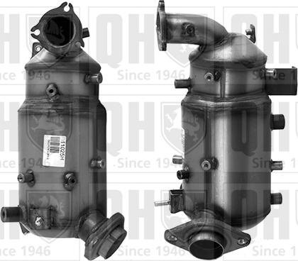 Quinton Hazell QDPF11025H - Nosēdumu / Daļiņu filtrs, Izplūdes gāzu sistēma autodraugiem.lv