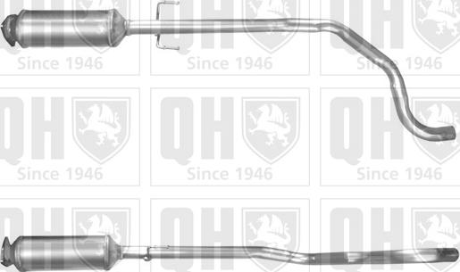 Quinton Hazell QDPF11169P - Nosēdumu / Daļiņu filtrs, Izplūdes gāzu sistēma autodraugiem.lv