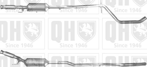 Quinton Hazell QDPF11117H - Nosēdumu / Daļiņu filtrs, Izplūdes gāzu sistēma autodraugiem.lv