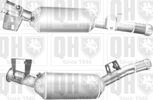 Quinton Hazell QDPF11368 - Nosēdumu / Daļiņu filtrs, Izplūdes gāzu sistēma autodraugiem.lv