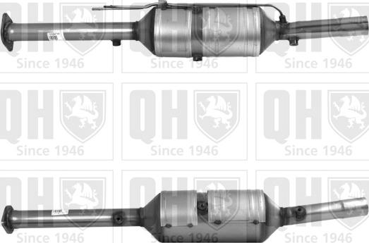 Quinton Hazell QDPF11241HP - Nosēdumu / Daļiņu filtrs, Izplūdes gāzu sistēma autodraugiem.lv
