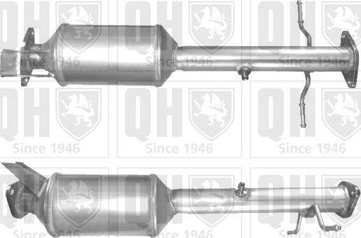 Quinton Hazell QDPF11268P - Nosēdumu / Daļiņu filtrs, Izplūdes gāzu sistēma autodraugiem.lv