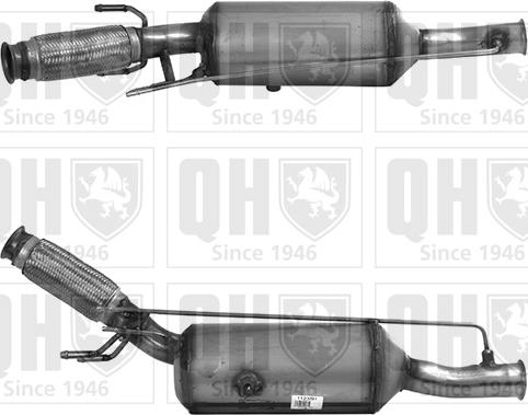 Quinton Hazell QDPF11235HP - Nosēdumu / Daļiņu filtrs, Izplūdes gāzu sistēma autodraugiem.lv