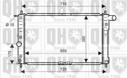 Quinton Hazell QER2134 - Radiators, Motora dzesēšanas sistēma autodraugiem.lv