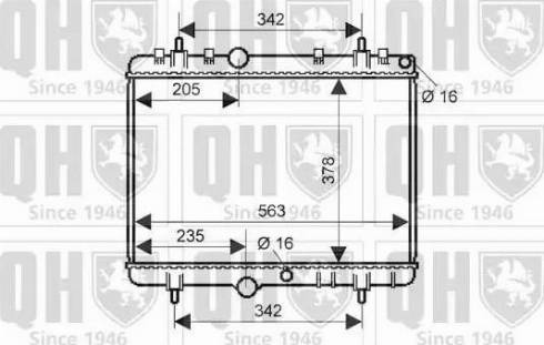 Quinton Hazell QER2290 - Radiators, Motora dzesēšanas sistēma autodraugiem.lv