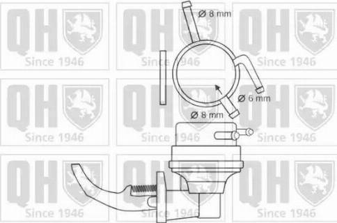 Quinton Hazell QFP205 - Degvielas sūknis autodraugiem.lv