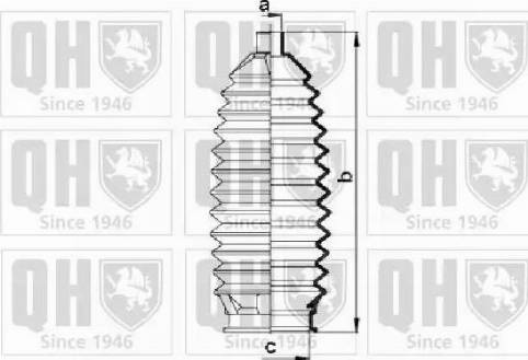 Quinton Hazell QG1449 - Putekļusargu komplekts, Stūres iekārta autodraugiem.lv