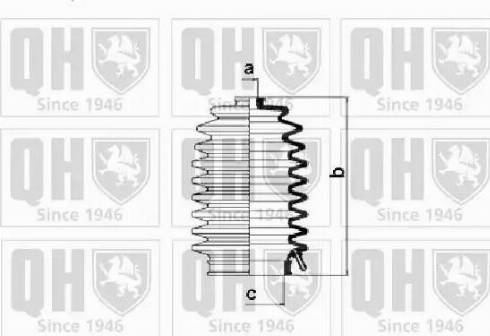Quinton Hazell QG1445 - Putekļusargu komplekts, Stūres iekārta autodraugiem.lv