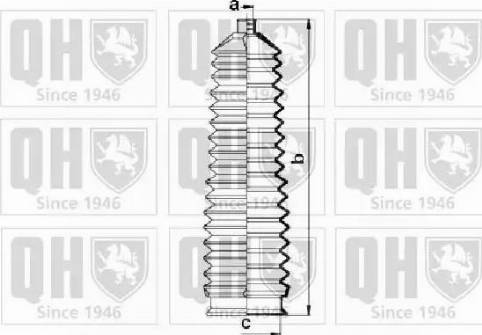 Quinton Hazell QG1470 - Putekļusargu komplekts, Stūres iekārta autodraugiem.lv