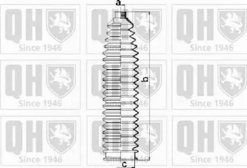 Quinton Hazell QG1513 - Putekļusargu komplekts, Stūres iekārta autodraugiem.lv