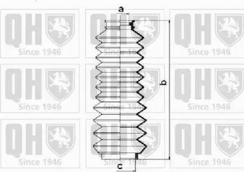 Quinton Hazell QG1138 - Putekļusargu komplekts, Stūres iekārta autodraugiem.lv
