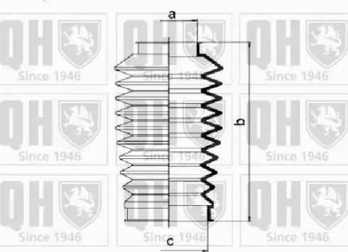 Quinton Hazell QG1177 - Putekļusargu komplekts, Stūres iekārta autodraugiem.lv