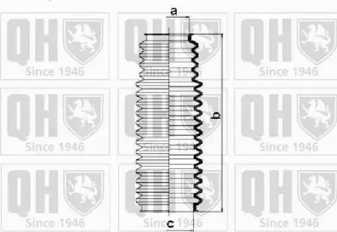 Quinton Hazell QG1381 - Putekļusargu komplekts, Stūres iekārta autodraugiem.lv
