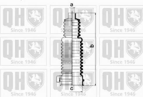 Quinton Hazell QG1293 - Putekļusargu komplekts, Stūres iekārta autodraugiem.lv