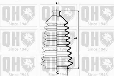 Quinton Hazell QG1250 - Putekļusargu komplekts, Stūres iekārta autodraugiem.lv