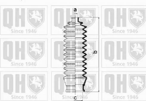 Quinton Hazell QG1219 - Putekļusargu komplekts, Stūres iekārta autodraugiem.lv