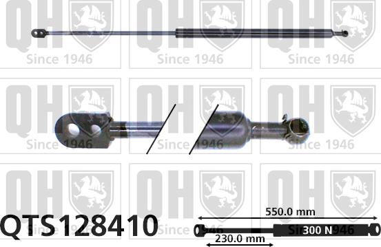 Quinton Hazell QTS128410 - Gāzes atspere, Bagāžas / Kravas nodalījuma vāks autodraugiem.lv