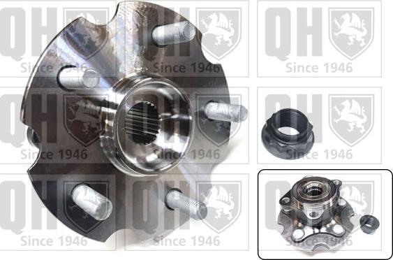 Quinton Hazell QWB1536 - Riteņa rumbas gultņa komplekts autodraugiem.lv