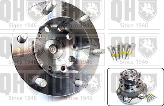Quinton Hazell QWB1671 - Riteņa rumbas gultņa komplekts autodraugiem.lv