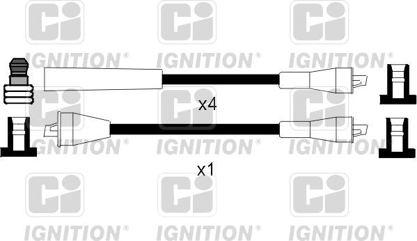 Quinton Hazell XC990 - Augstsprieguma vadu komplekts autodraugiem.lv