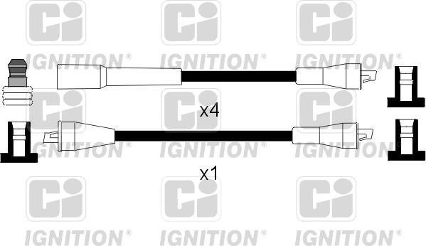 Quinton Hazell XC912 - Augstsprieguma vadu komplekts autodraugiem.lv